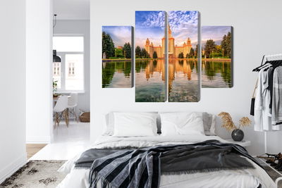 Ljuddämpande tavla - View of the building