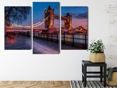 Ljuddämpande tavla - Tower bridge in London