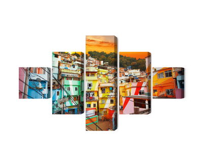 Ljuddämpande tavla - Rio de janeiro city center