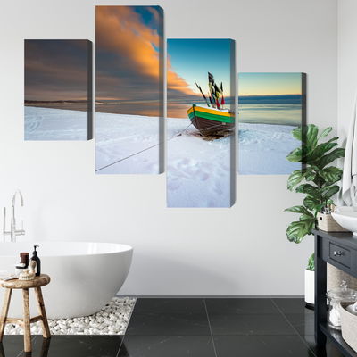 Ljuddämpande tavla - Fishing boat