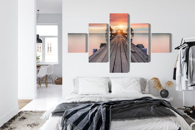 Ljuddämpande tavla - Hazy sea