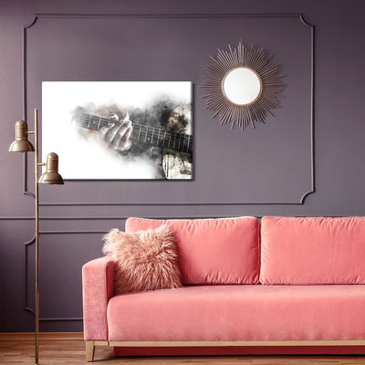 Ljuddämpande tavla - Abstract guitar