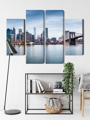 Ljuddämpande tavla - Panoramic view of the city