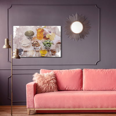 Ljuddämpande tavla - Spices, herbs and honey