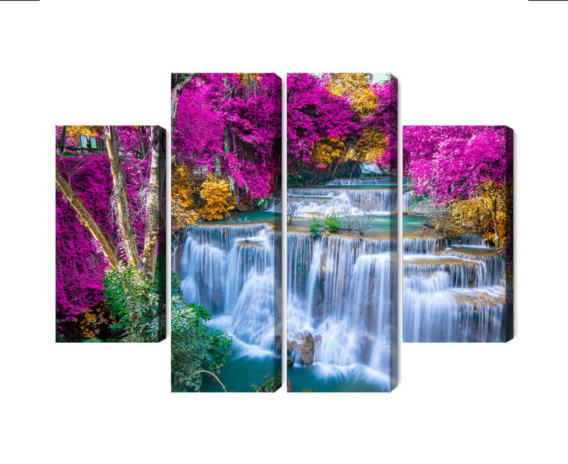 Ljuddämpande tavla - A waterfall in the fall