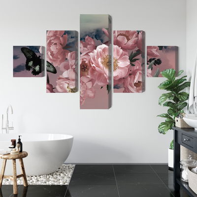 Ljuddämpande tavla - Bouquet of flowers