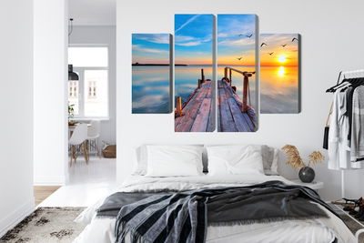 Ljuddämpande tavla - West by the lake