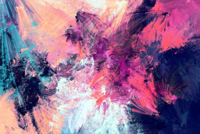 Ljuddämpande tavla - Abstract paint