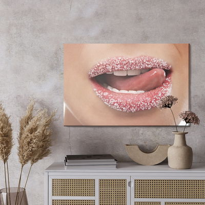 Ljuddämpande tavla - Sweet lips