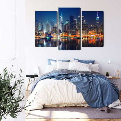 Ljuddämpande tavla - Panoramic view of manhattan