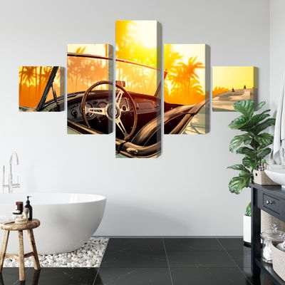 Ljuddämpande tavla - View from the car