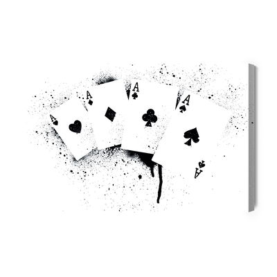 Ljuddämpande tavla - Aces from the deck