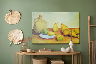 Ljuddämpande tavla - Painted pears