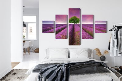 Ljuddämpande tavla - A tree in the middle of a 3d