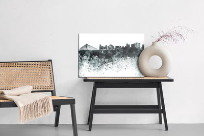 Ljuddämpande tavla - Black white panorama