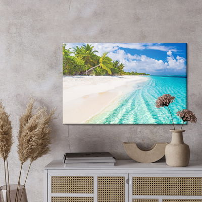 Ljuddämpande tavla - Sea and tropical beach