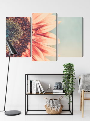 Ljuddämpande tavla - Blooming sunflower