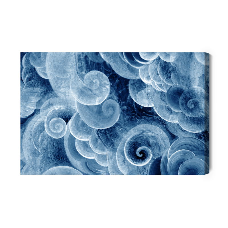 Ljuddämpande tavla - Abstract agitated waves