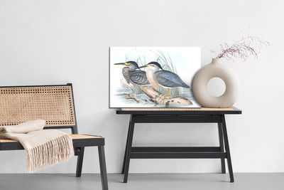 Ljuddämpande tavla - Birds over the water