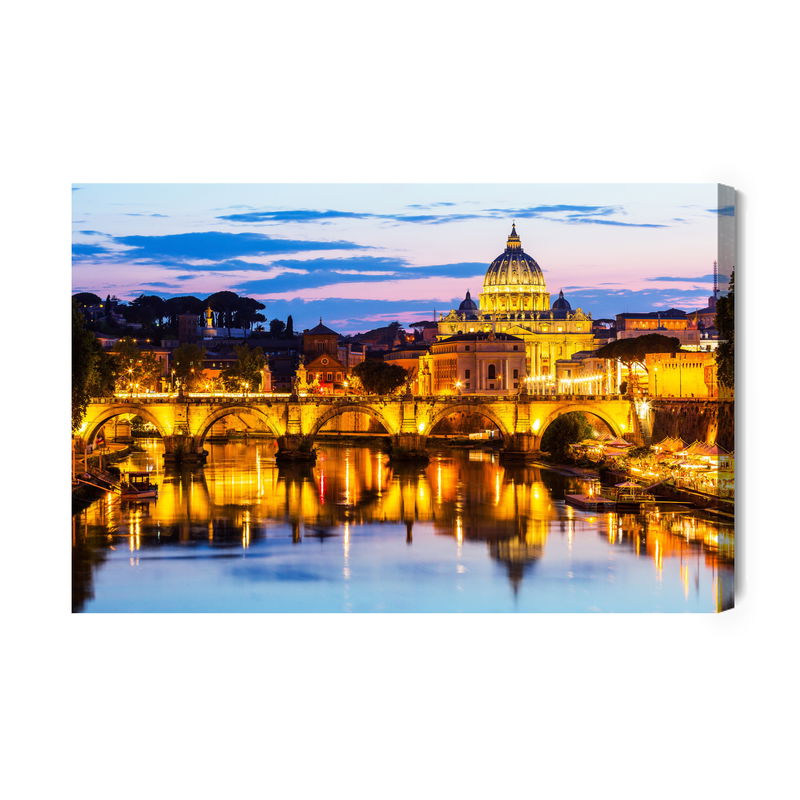 Ljuddämpande tavla - Rome by night