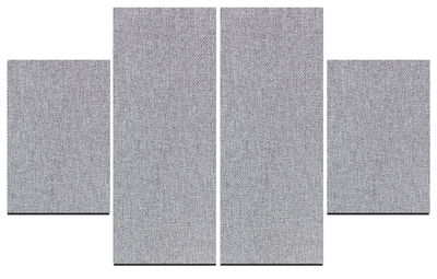 Ljudabsorbent till vägg - Wall 4-parts one