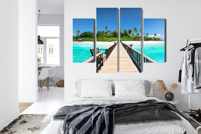 Ljuddämpande tavla - 3d pier in the maldives