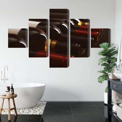 Ljuddämpande tavla - Delicious wine bottles