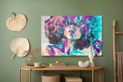 Ljuddämpande tavla - Louise - oil painting