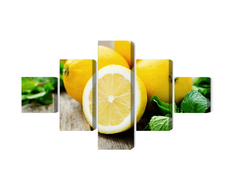 Ljuddämpande tavla - Lemon with mint