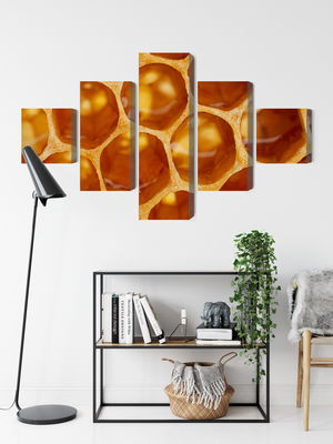 Ljuddämpande tavla - Honeycomb in macro scale