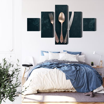 Ljuddämpande tavla - Old cutlery