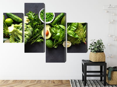 Ljuddämpande tavla - Green vegetables