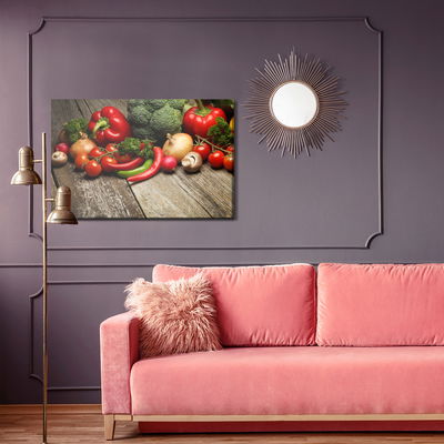 Ljuddämpande tavla - Vegetables for lunch