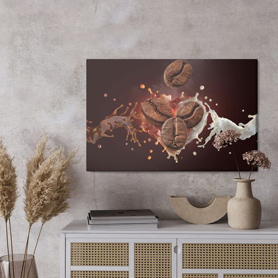 Ljuddämpande tavla - Coffee with milk