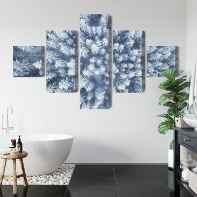 Ljuddämpande tavla - Aerial view of the winter