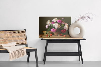 Ljuddämpande tavla - Peonies with strawberries