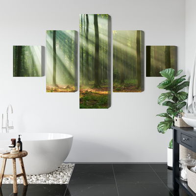 Ljuddämpande tavla - Forest landscape