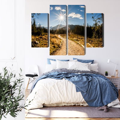 Ljuddämpande tavla - A sunny day in the tatras 3d