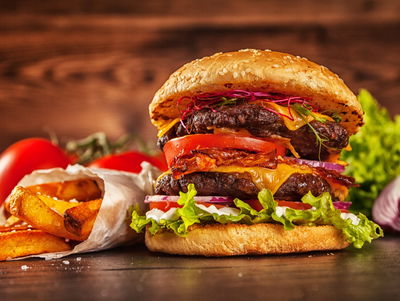 Ljuddämpande tavla - Homemade hamburger