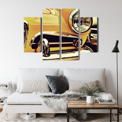 Ljuddämpande tavla - The front of a vintage car