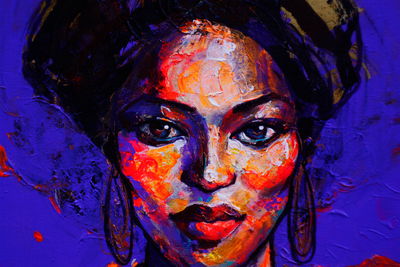 Ljuddämpande tavla - A feminine portrait