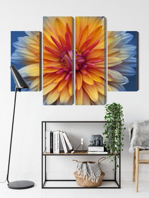 Ljuddämpande tavla - Chrysanthemum flower close