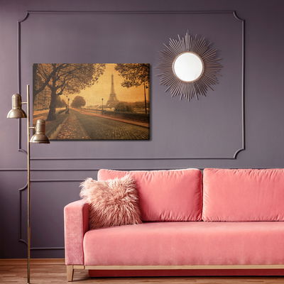 Ljuddämpande tavla - Vintage streets of Paris