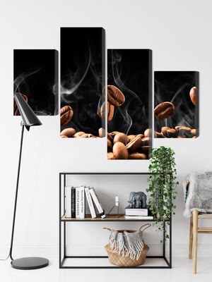 Ljuddämpande tavla - Hot coffee beans