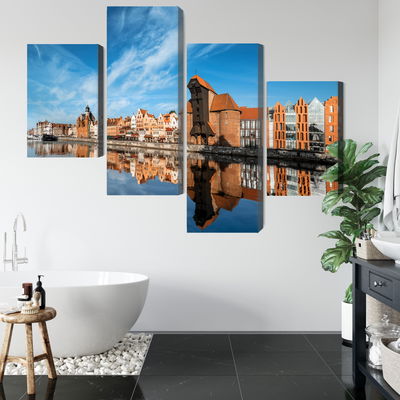 Ljuddämpande tavla - Panorama of gdansk
