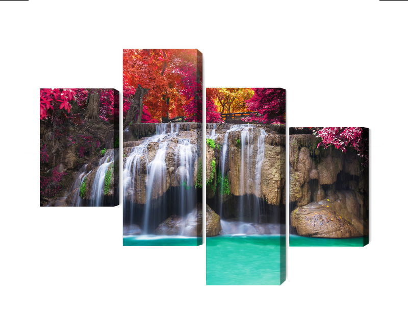 Ljuddämpande tavla - A waterfall in the deep