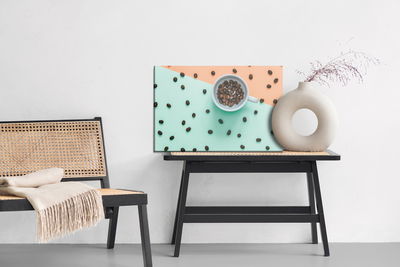 Ljuddämpande tavla - A cup of coffee beans