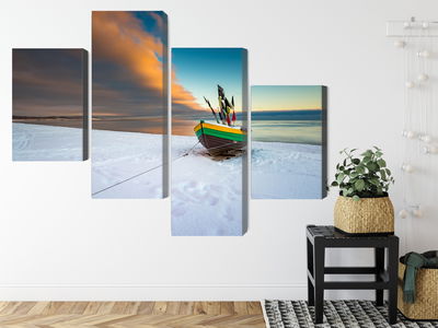 Ljuddämpande tavla - Fishing boat