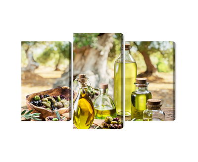 Ljuddämpande tavla - Oil bottles