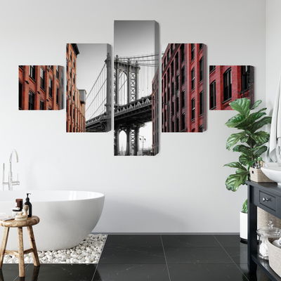 Ljuddämpande tavla - Manhattan bridge view